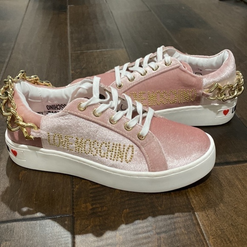 Love Moschino chain detail sneakers size 36EU - Picture 11 of 14